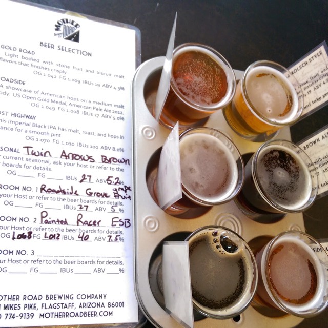 Mother Road Brewing Company Flight