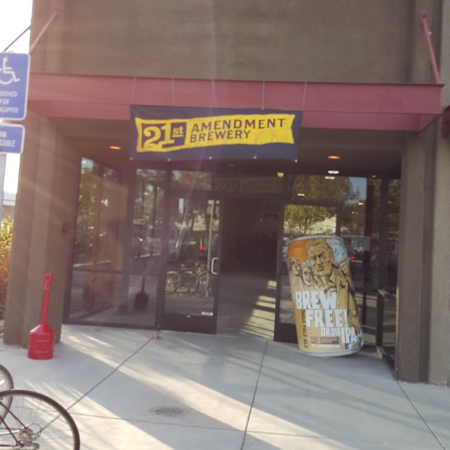 21st Amendment Entrance
